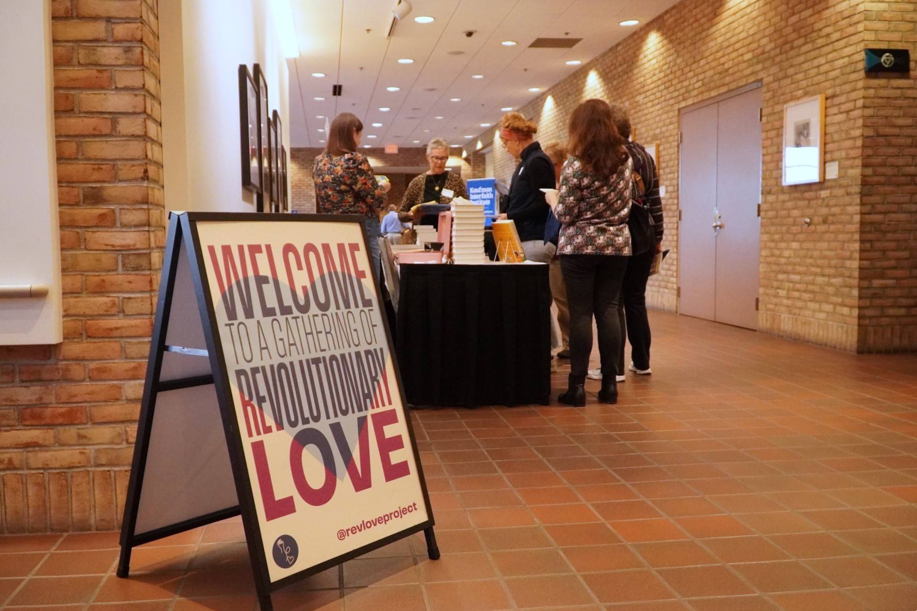 Sign of the Revolutionary Love Bus Tour